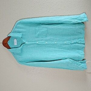 Onia Casual Bottom Down Shirt.